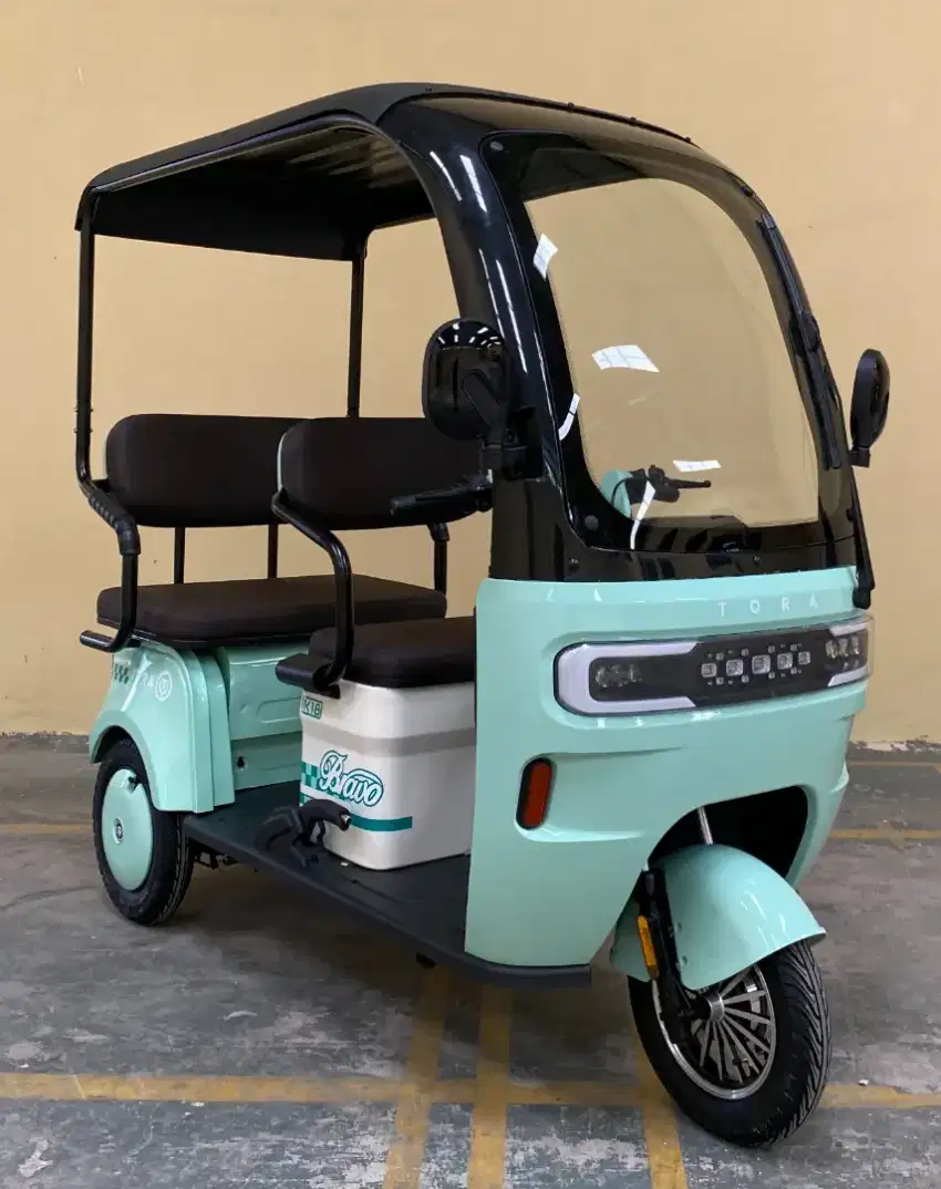 Sepeda listrik roda3 dan atap