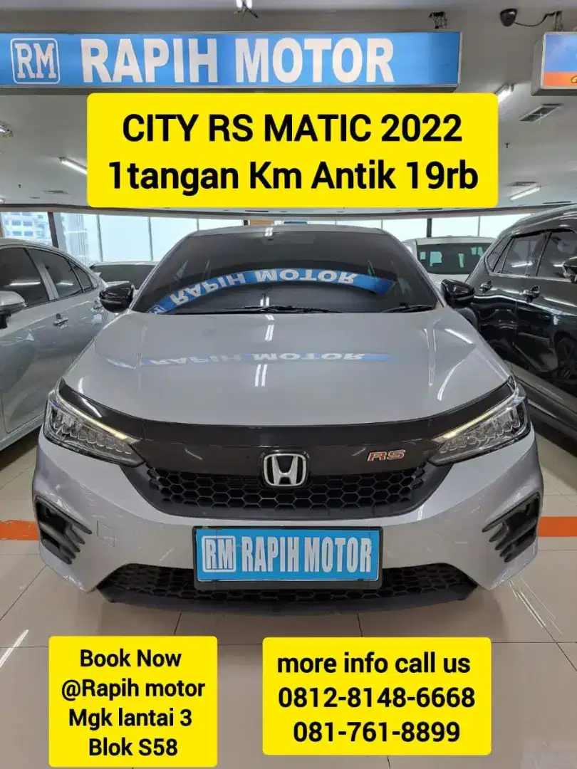 Honda City RS AT 2022 Km 19rb Antik