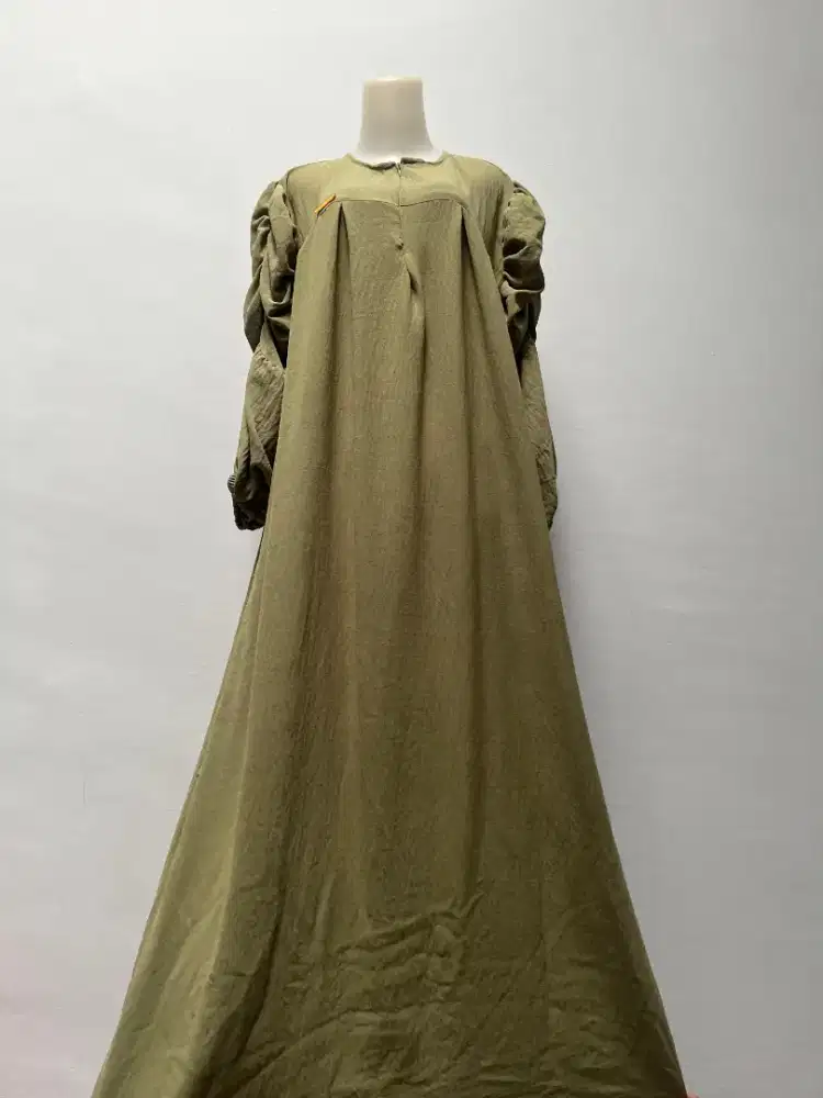 Gamis ijo sage cantik