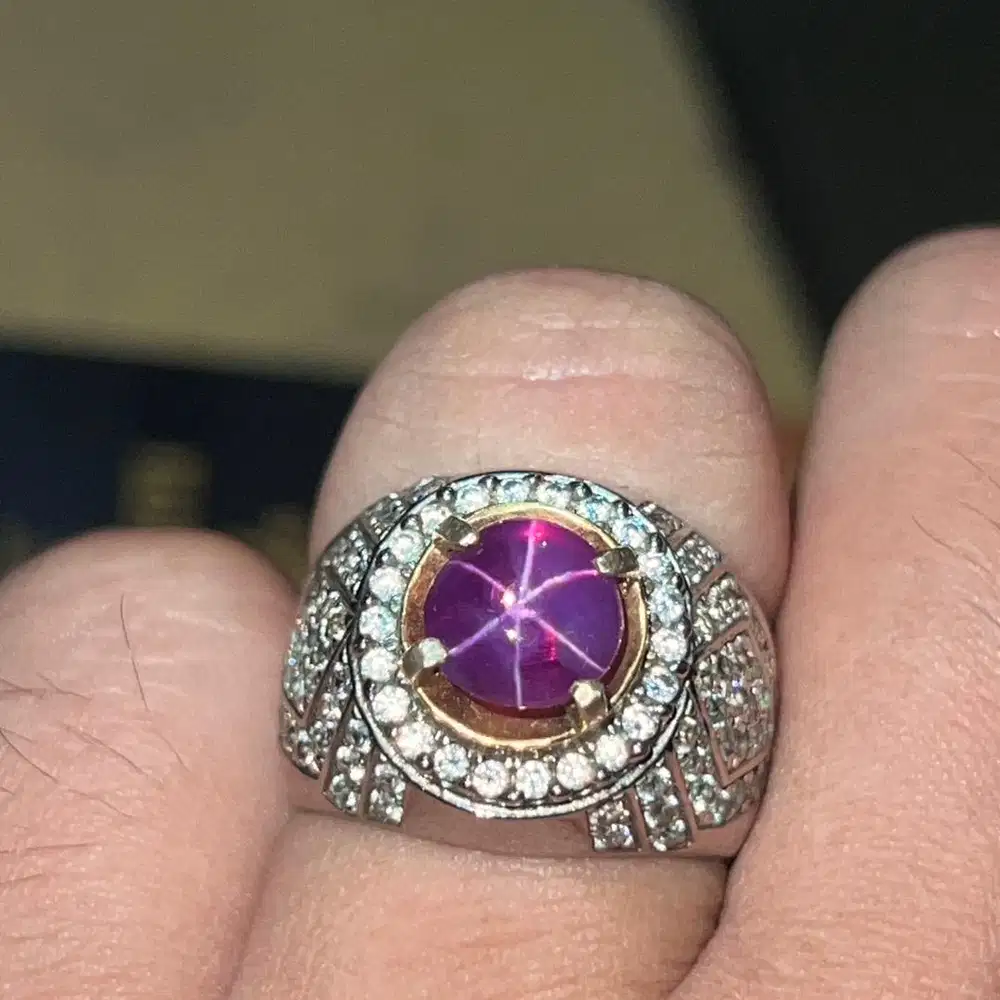 Natural Ruby Star