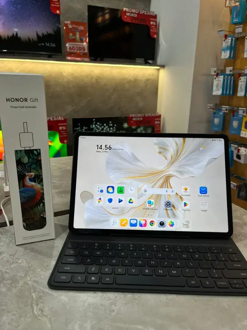Honor Pad 9 Free pen + Keybord + gift lainnya Cash Credit bisa