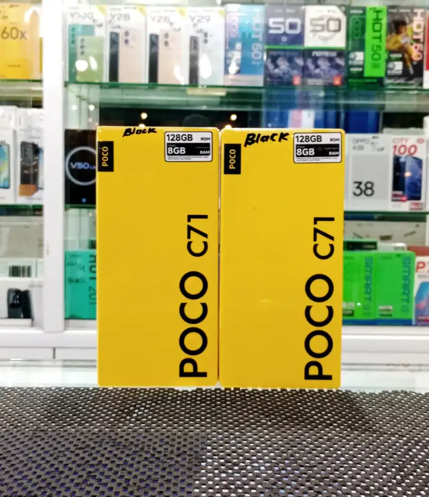 BARU..POCO C71 RAM 4+4/128 SEGEL/GARANSI RESMI.