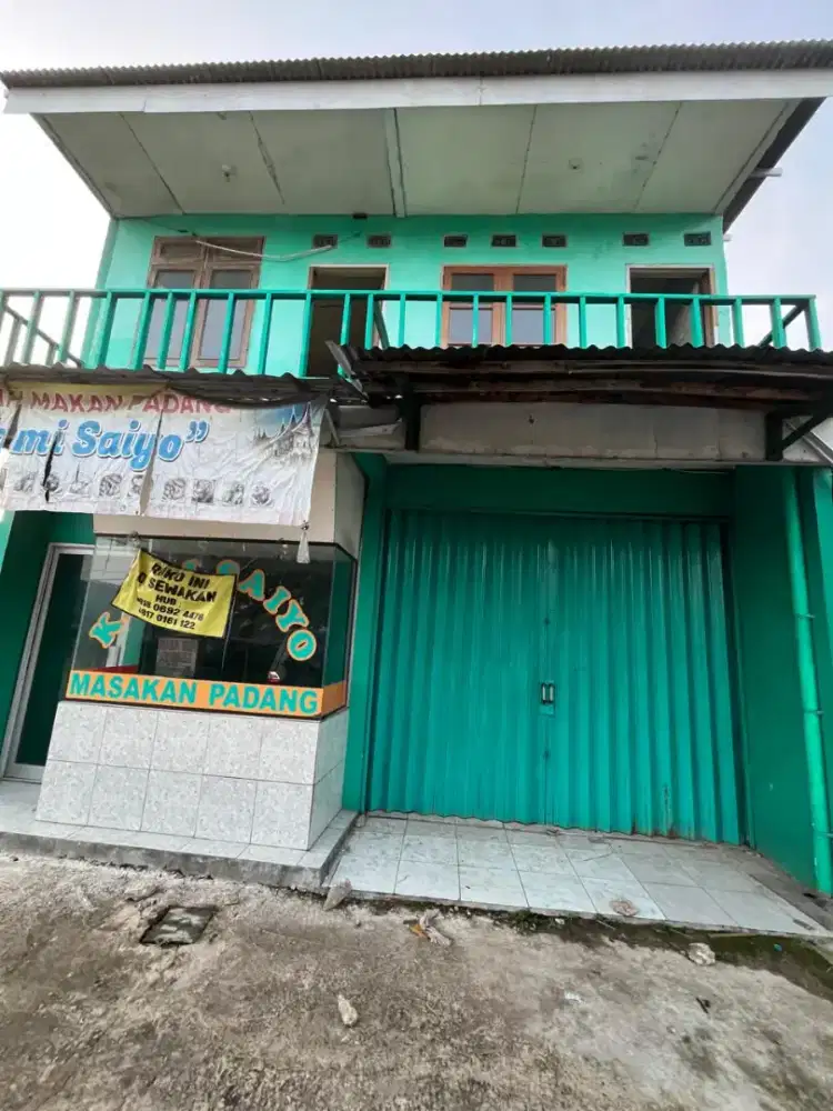 DIKONTRAKAN RUKO 2 LANTAI LOKASI STRATEGIS.