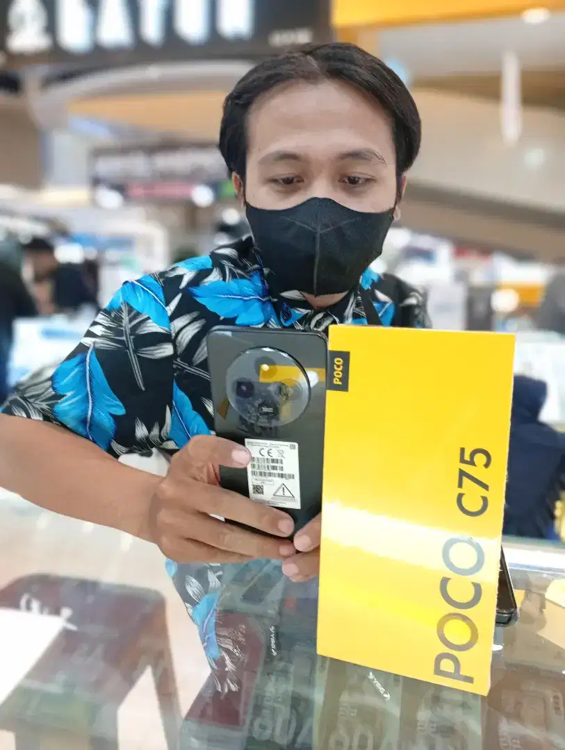 Poco c75 6/128 gb garansi resmi