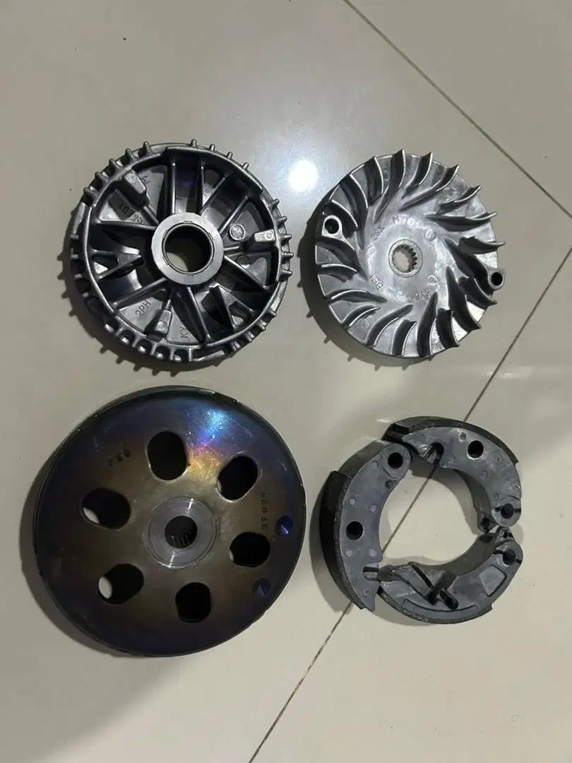 Pulley, mangkok dan kampas ganda original yamaha filano dan fazio