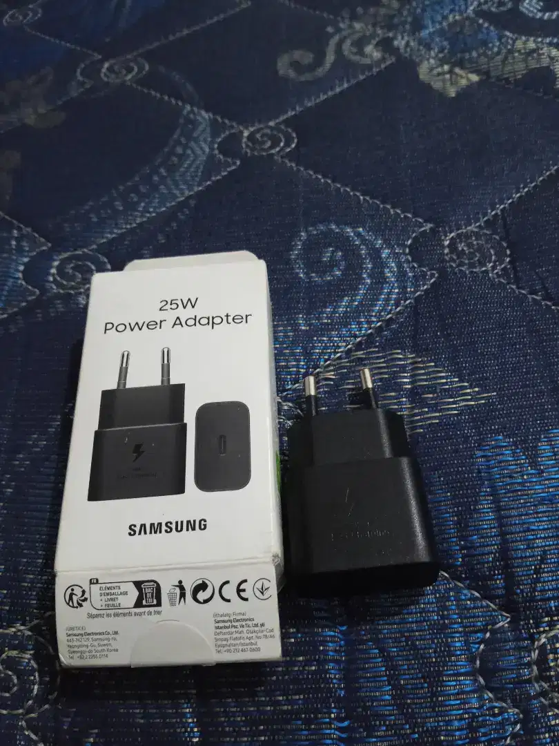 charger samsung 25 watt original c to c
