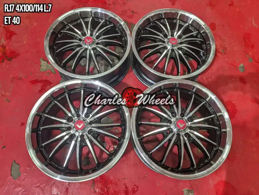Jual velg mobil r17 4x100 4x114,3 raize rocky avanza livina dll