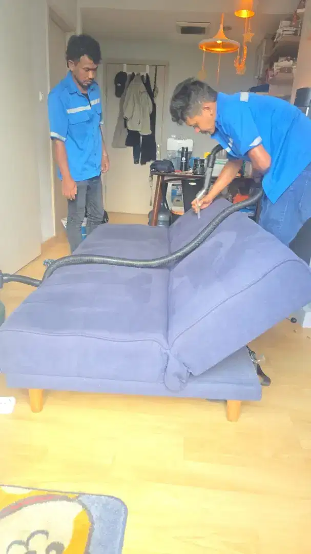 Jasa cuci kasur springbed sofa kursi karpet jok mobil