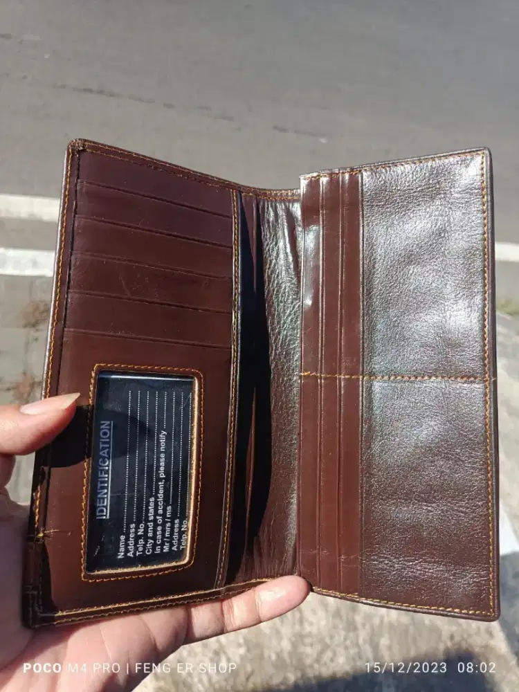 Dompet Kulit Asli Model Panjang ( BISA COD )