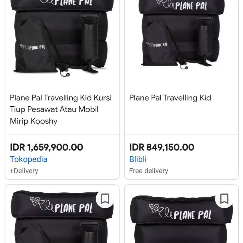 kursi tempat duduk plane pal 3 pcs beserta 1 pompa