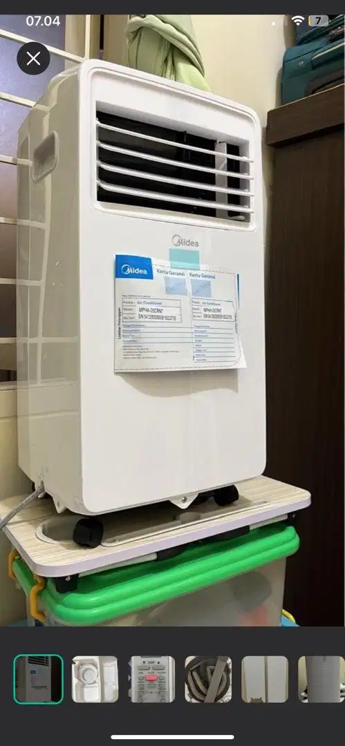 AC PORTABLE MIDEA 1/2 PK NETTTT