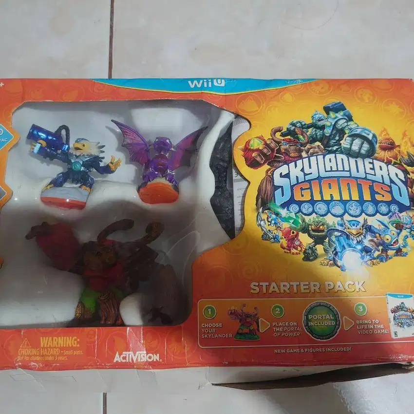 nintendo wii u skylanders giants starter pack