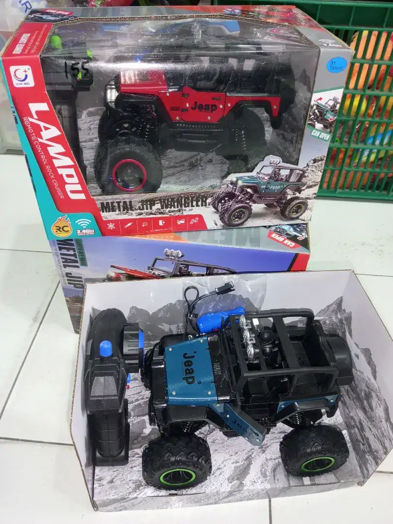 Mainan Anak Rc Jeep Lampu