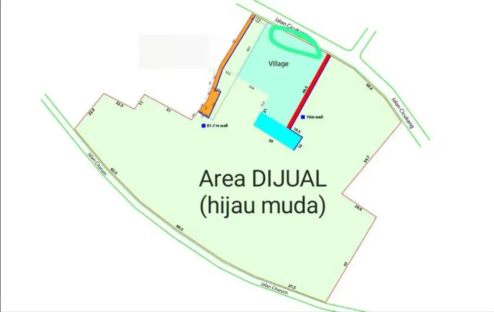 DIJUAL CEPAT TANAH 14.386 m2  Strategis di Kopo, Bandung