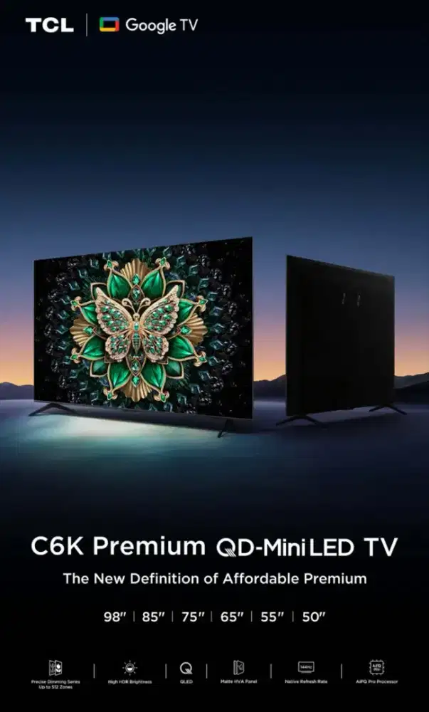TCL Qd-Miniled 98c6k 2025