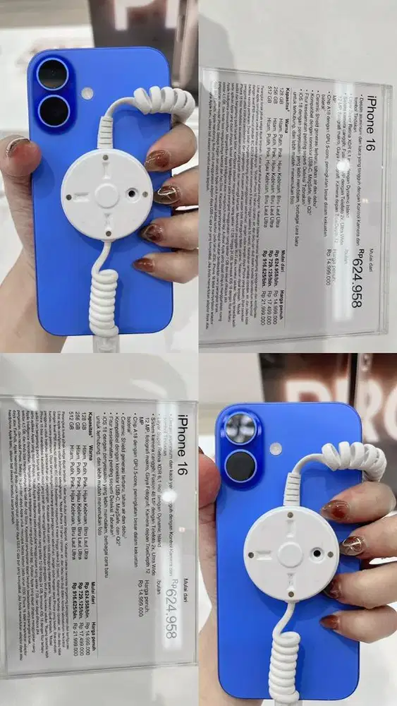 CICILAN IPHONE 16 128GB PAKE INDODANA