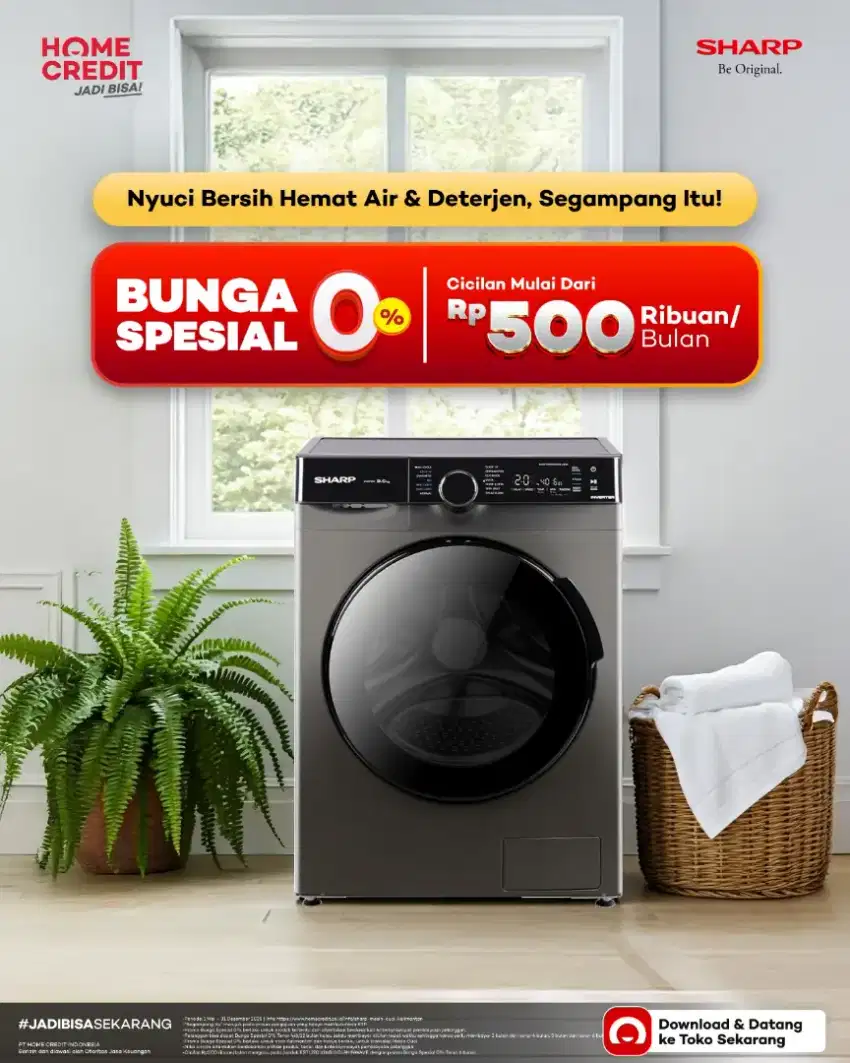 PROMO CICILAN MC 1 TABUNG SHARP, BEBAS 1X CICILAN