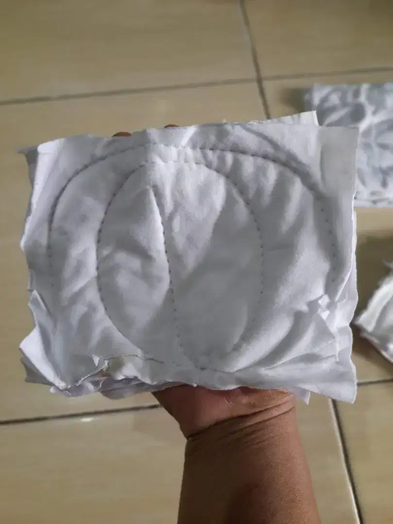 Majun Putih Tumpuk Katun Serap Air Oli
