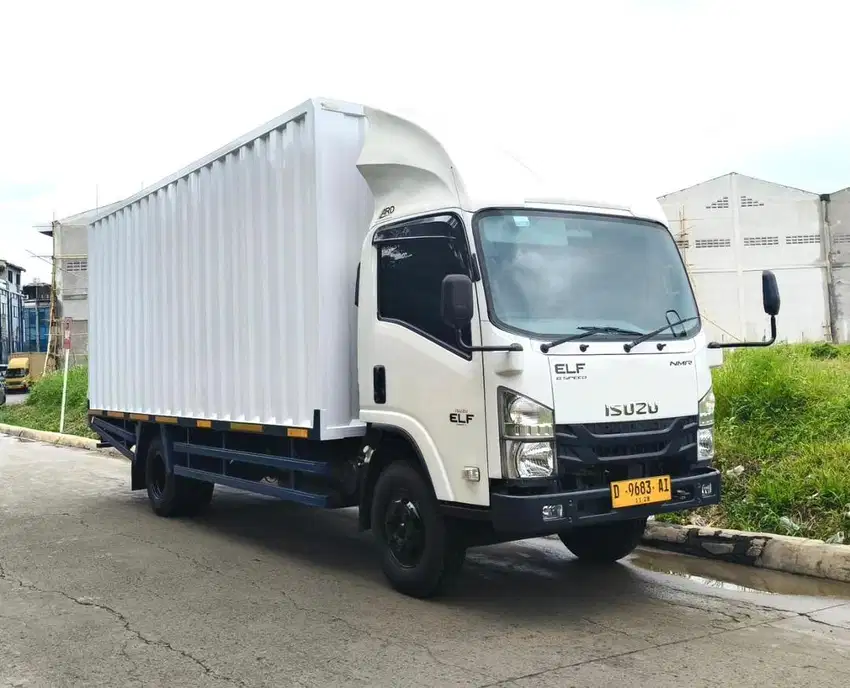 Bok besar+ 4 ban baru MURAH isuzu elf NMR L box besi 2023 cdd long