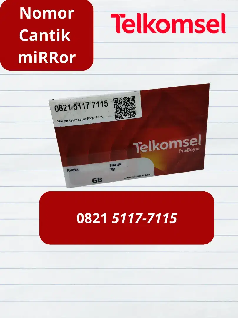 Nomor cantik telkomsel mirror