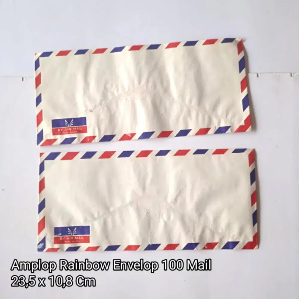 Amplop Surat Air Mail Rainbow ± 23 x 10,5 cm
Amplop Lawas Jadul