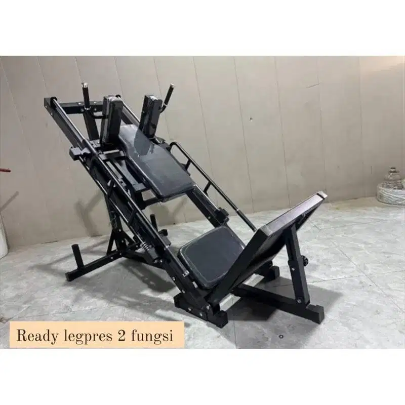 Leg Press + Hack Squat Combo IMPORT Komersial Machine Leg Press dual
