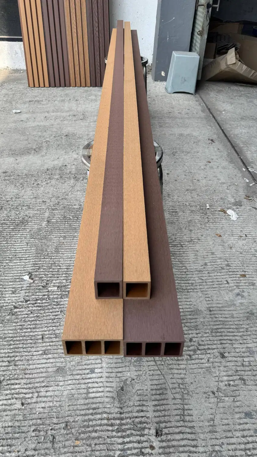 Hollow Decking Outdoor Kisi-kisi Ukuran 5x5cm dan 5x10cm