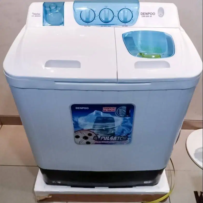 Mesin Cuci 2 Tabung 8Kg Denpoo 4 Pulsator