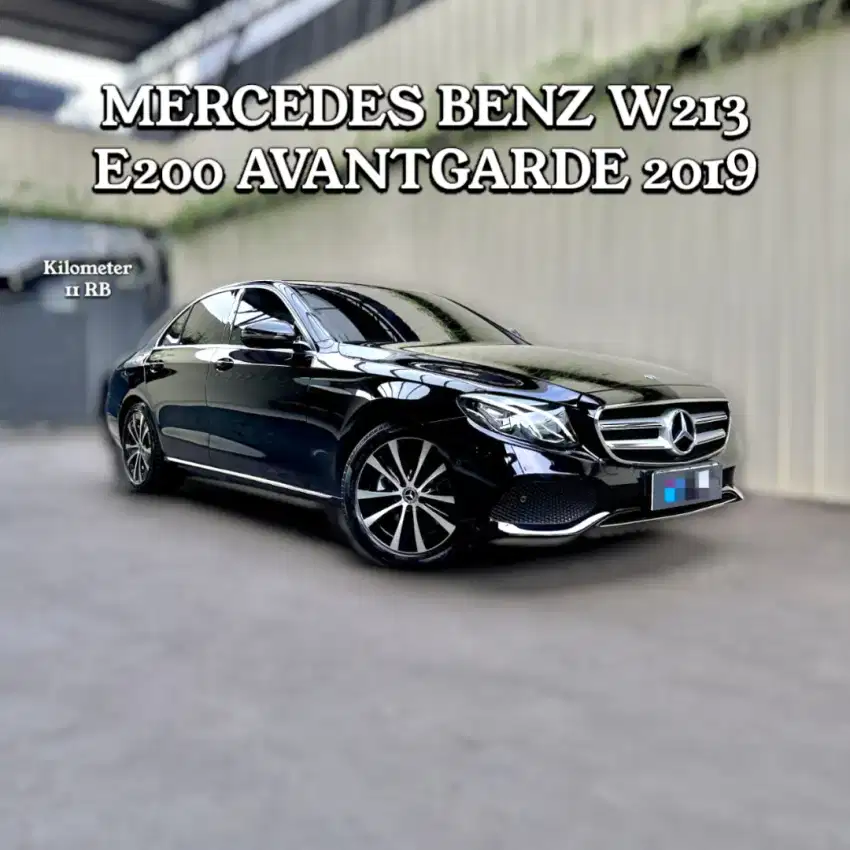 MERCEDES BENZ W213 E200 AVANTGARDE 2019  LOW KILOMETER