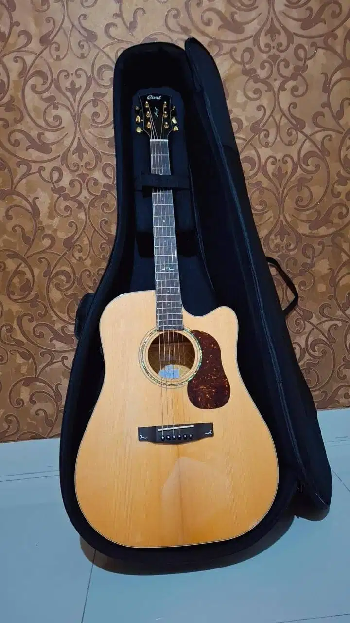 Gitar Akustik Cort Gold DC6 bukan Fender Gibson PRS  Taylor Martin