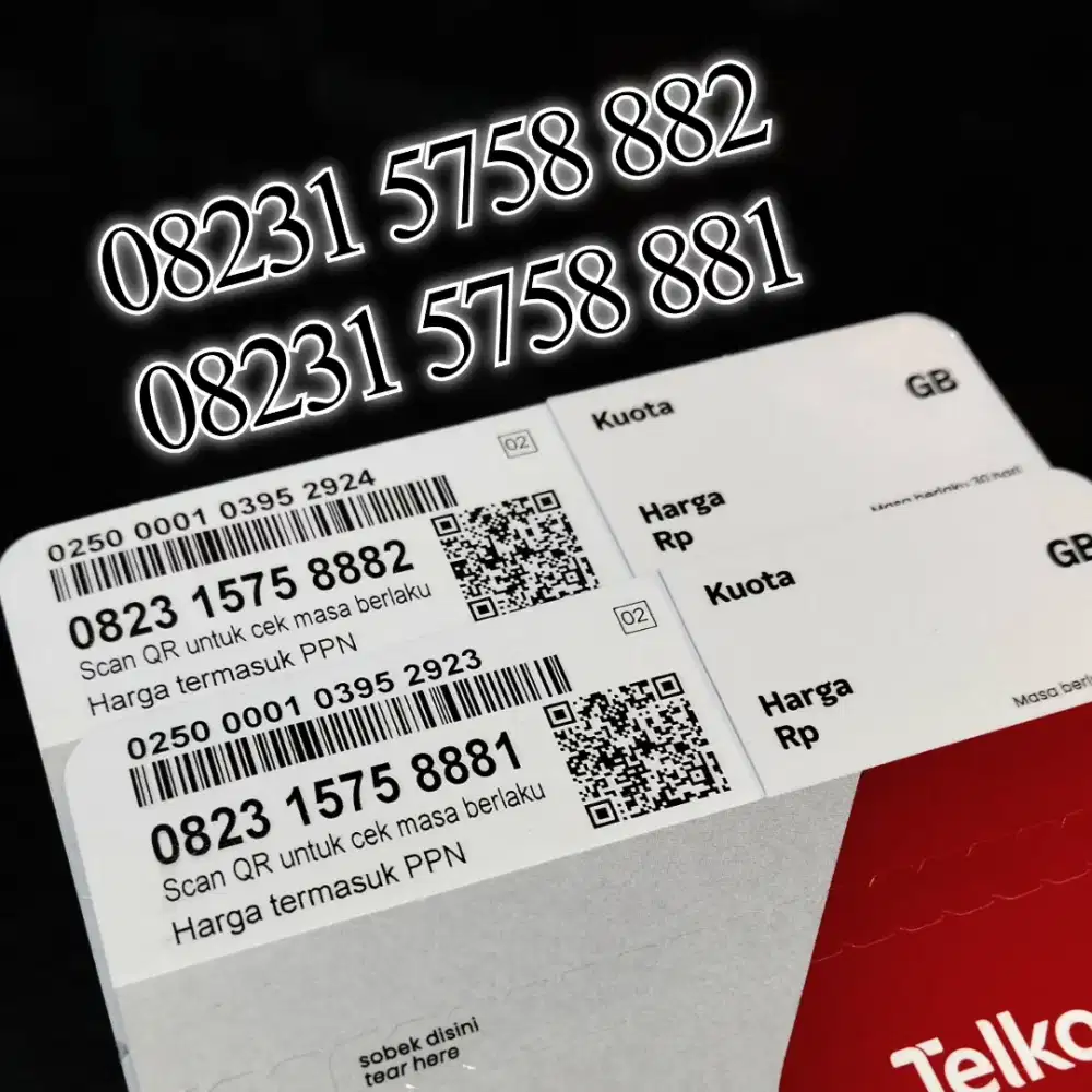 Nomor cantik Telkomsel 5758 hoki