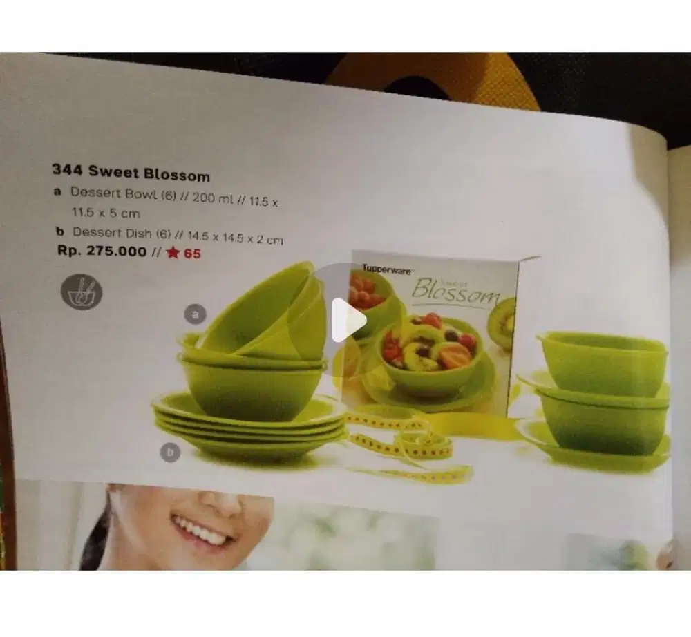 Tuoperware Blossom Collection Set