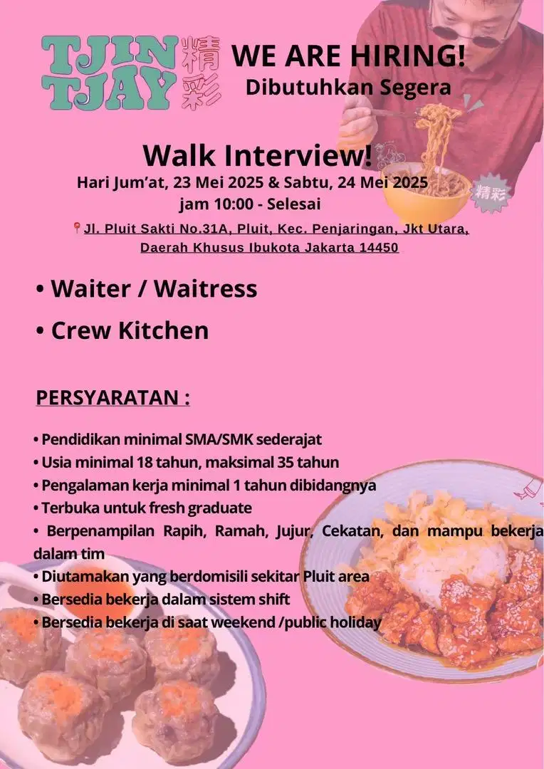 Walk in interview