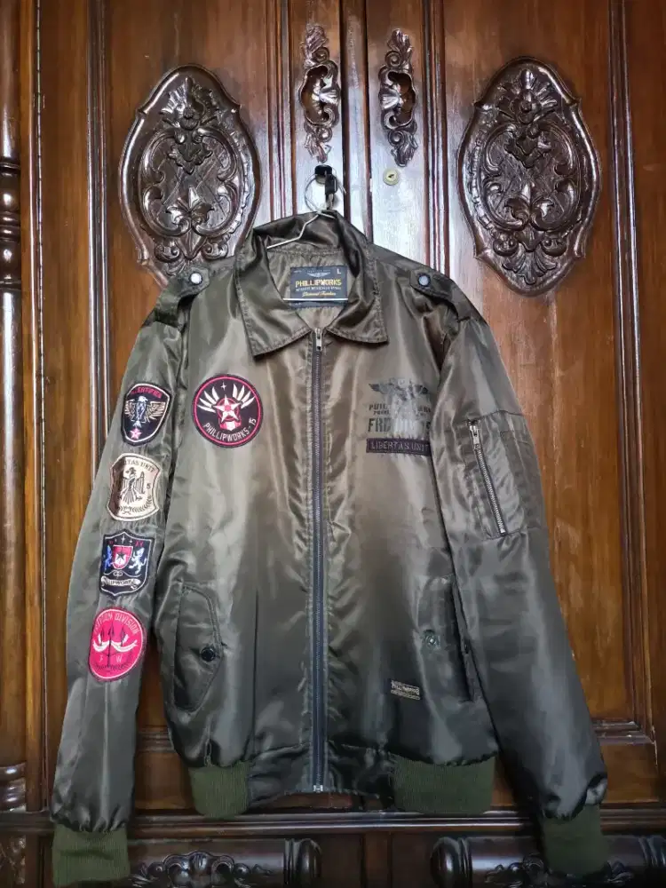 Jaket motor bomber phillipworks libertas