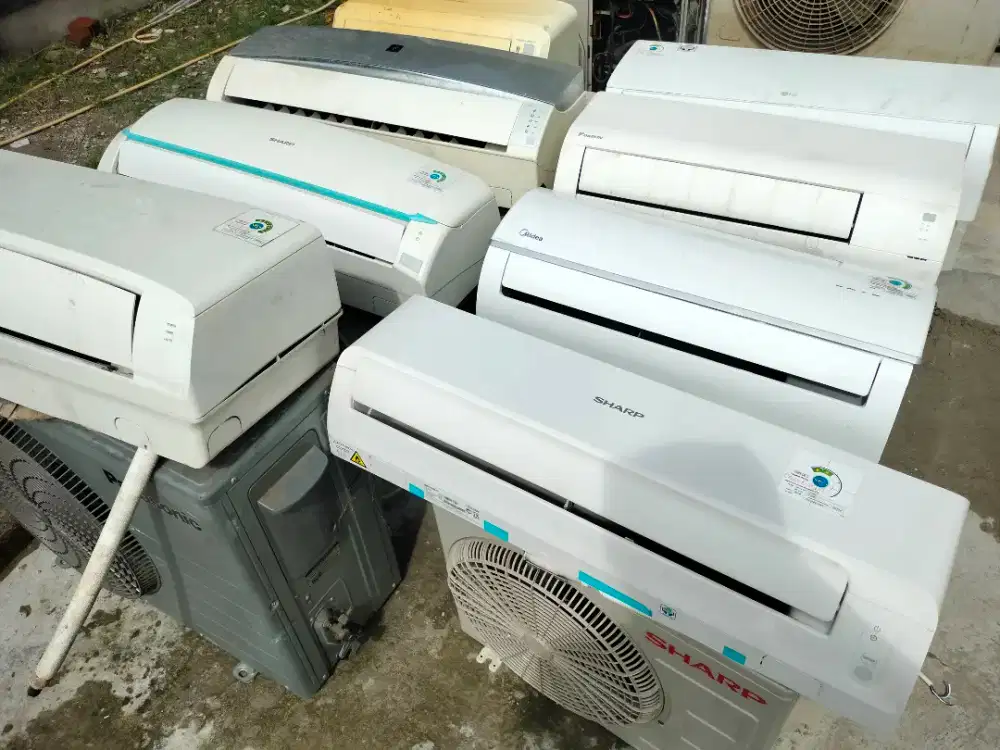 Penampungan ac rusak dan bekas