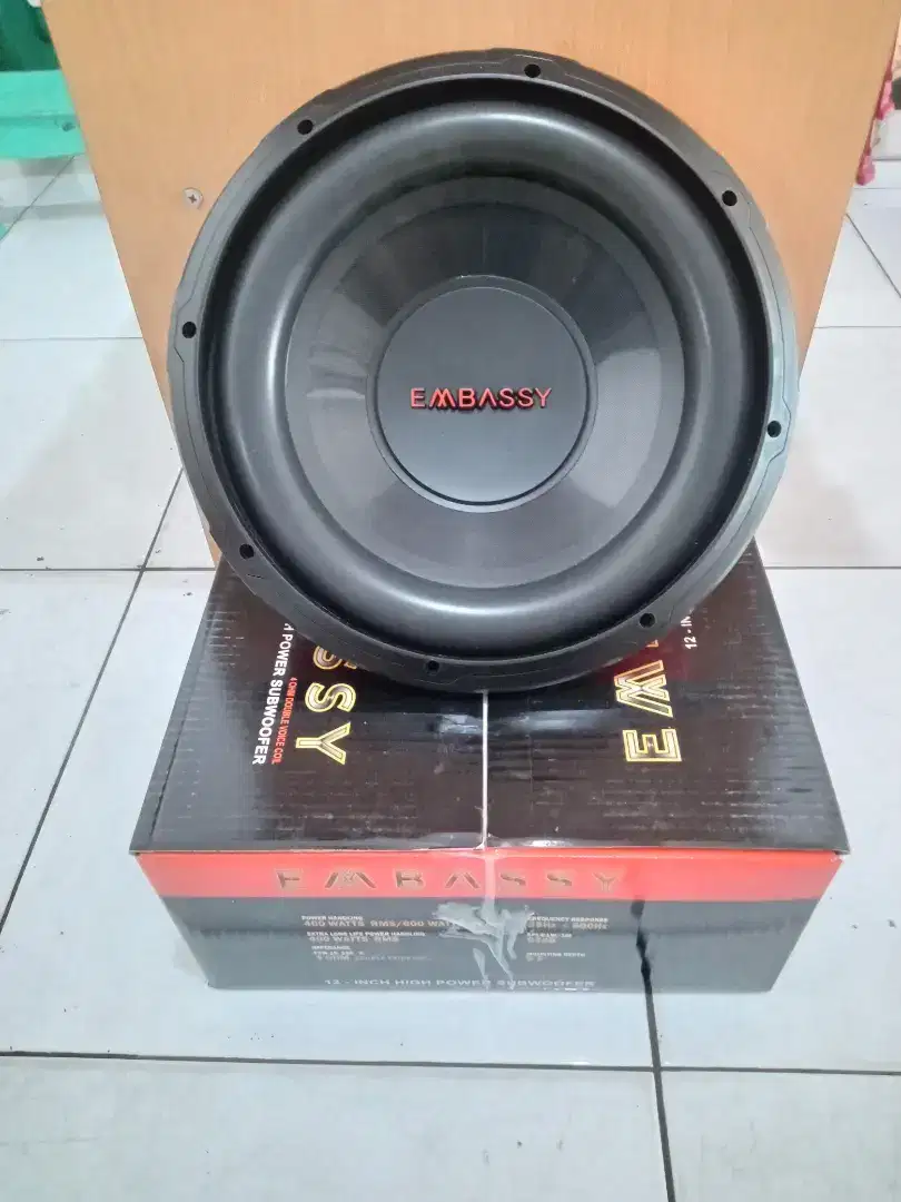 Subwoofer 12 inci embassy