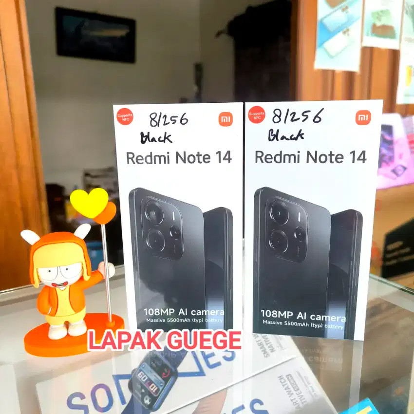 Redmi Note 14 4g 8/256 256gb baru gress segel grnsi resmi