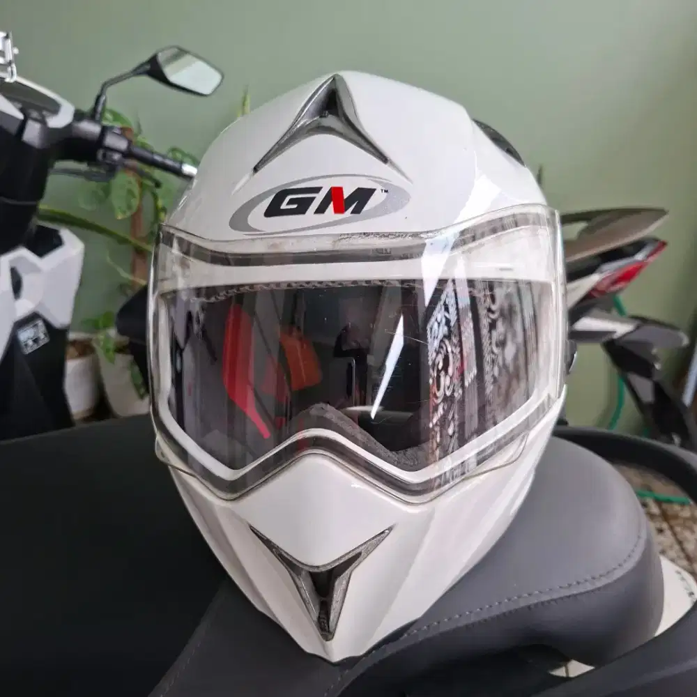 Helm GM fullface double visor