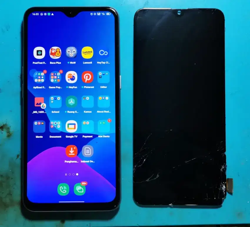 LCD Oppo A1k A3s A5 A9 2020 A7 A11 A11k A12 termasuk pemasangan