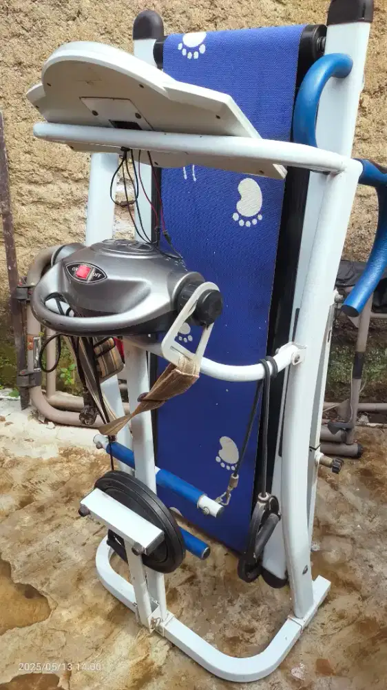 Treadmill manual 6 fungsi alat olahraga lari