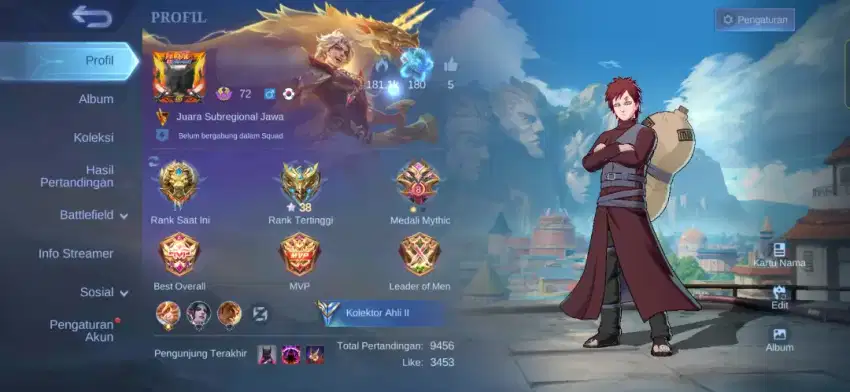akun ml mobile legend allkos aman akun pribadi