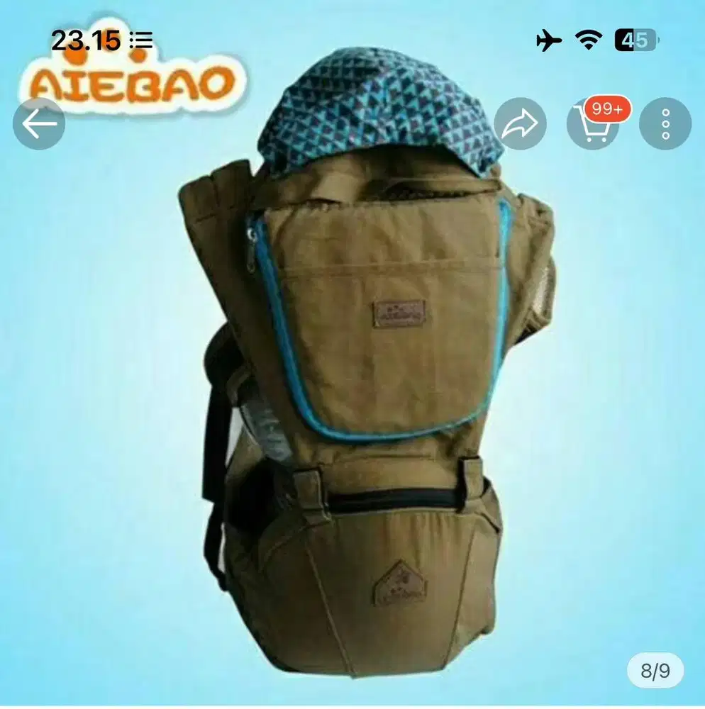 Gendongan bayi hipseat AIEBAO
