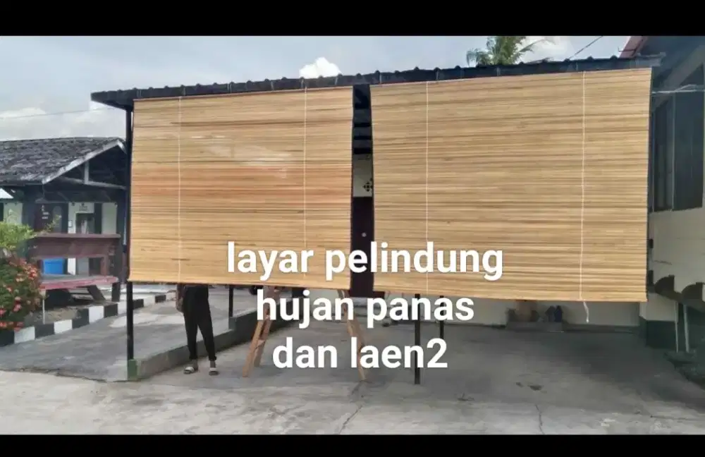 Layar pelindung hujan panas dan laen2