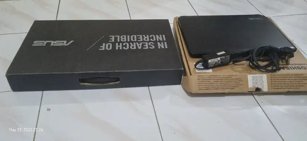 Preloved Laptop Seken Asus X441BA-GA941T dan Toshiba Satellite C40-B