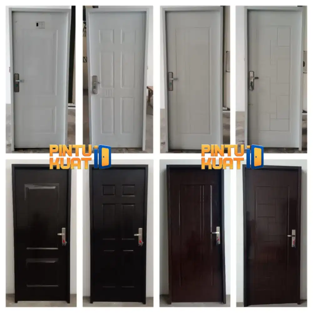COD Pintu Baja Minimalis Harga Pabrik Sudah Full Set Siap Pasang