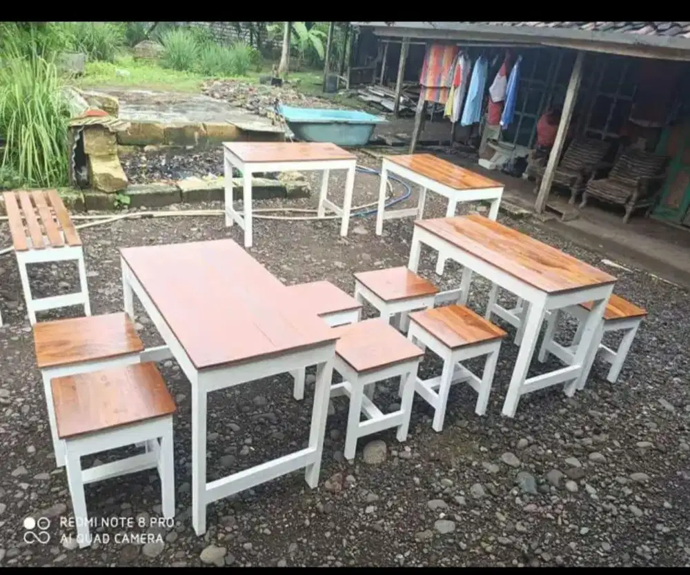 Meja cafee kayu jati