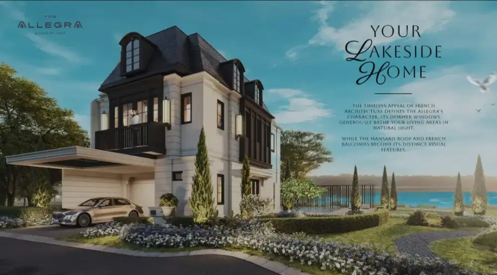 Rumah Mewah Dan Ekslusif Dekat Tepi Danau Di Lippo Cikarang