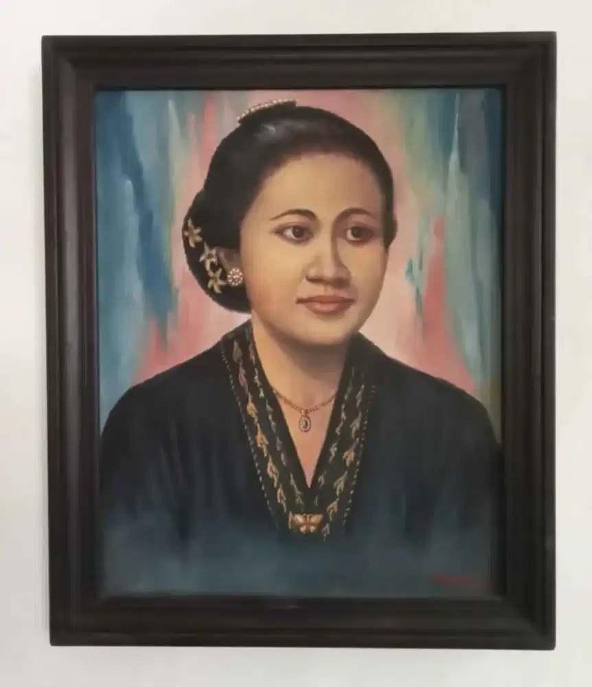LUKISAN TANGAN R.A KARTINI KOLEKSI PRIBADI