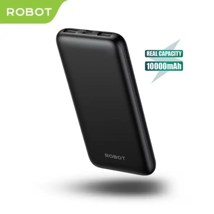 Powerbank Robot 10000mAh Real Kapacity Type C USB Fast Charging