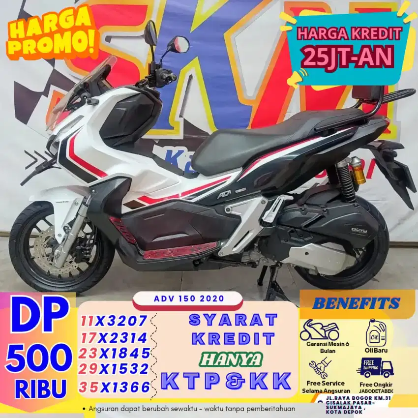 ( ADV tahun 2020 dp:500 proses 1hari km low syarat kk dan ktp